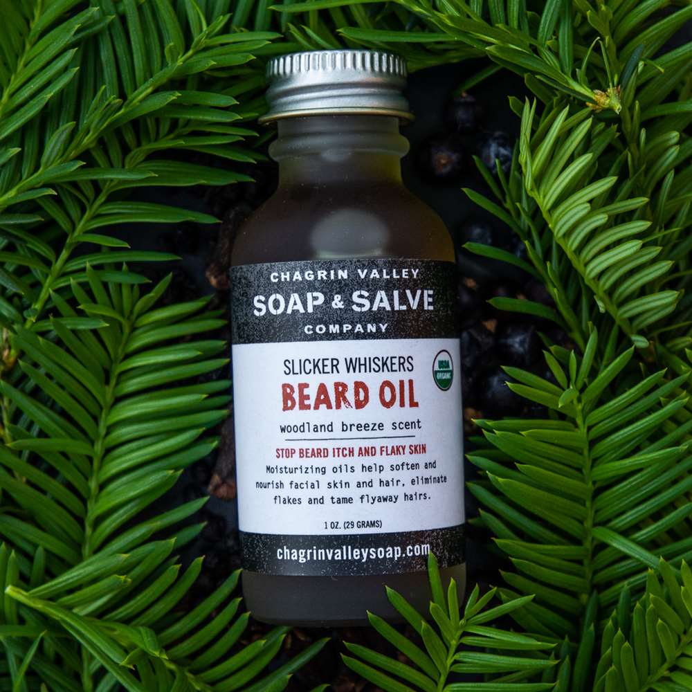 Beard & Pre-Shave Oil: Woodland Breeze Scent from Chagrin Valley Soap & Salve