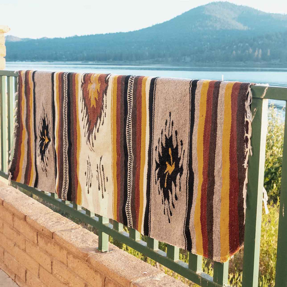 Wool Southwest Mexican Blanket from West Path