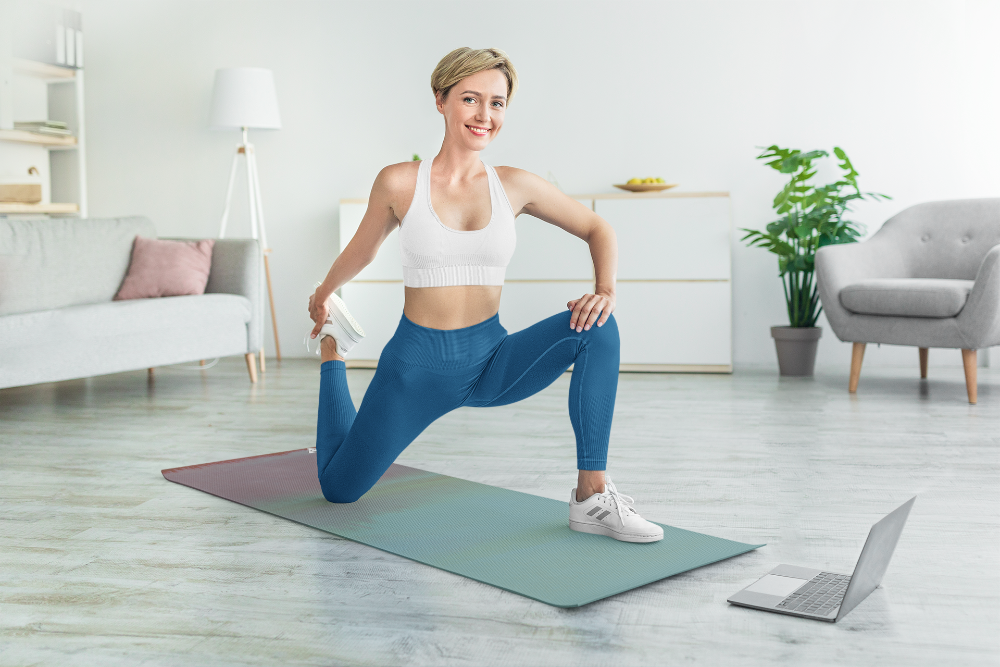 Yoga Mat | 6mm Thick | Blue | Non-Slip | Eco Friendly | Yune Yoga | Dionysus from Yune Yoga