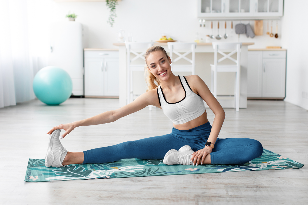 Yoga Mat | 6mm Thick | Birds | Non-Slip | Eco Friendly | Yune Yoga | Cacadus from Yune Yoga