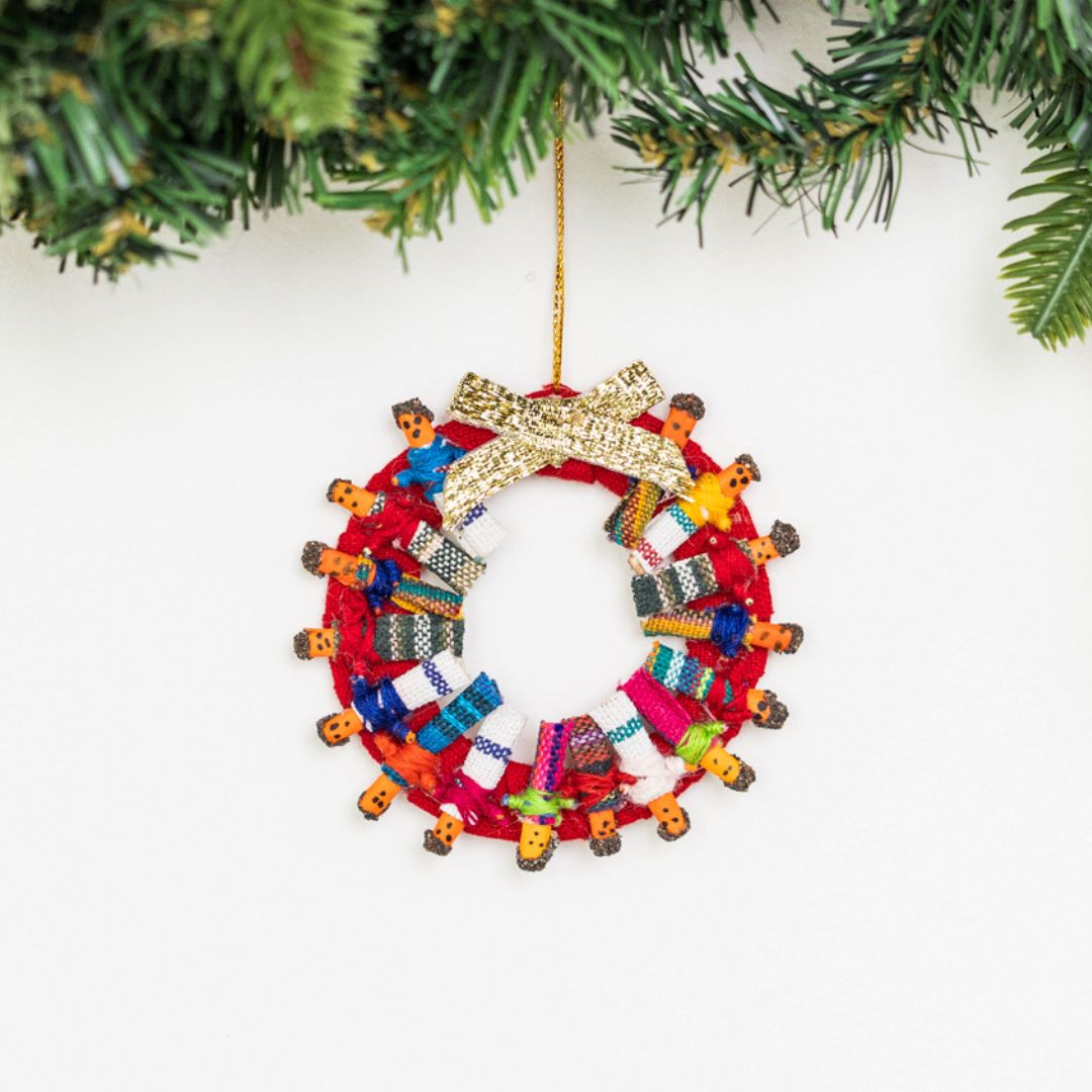 Worry Doll Wreath Ornament from Upavim Crafts