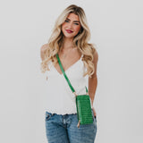 Woven Double Duty Phone Bag