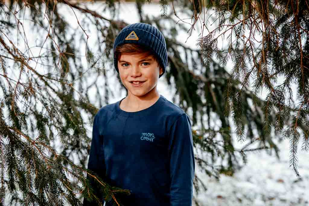 Tree Climber Beanie Hat - Navy From Manymoons