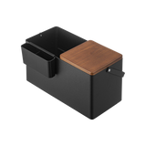 Makeup Organizer with Mirror - Steel + Wood from Yamazaki Home