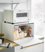 Bread Box - Two Styles - Steel + Wood from Yamazaki Home