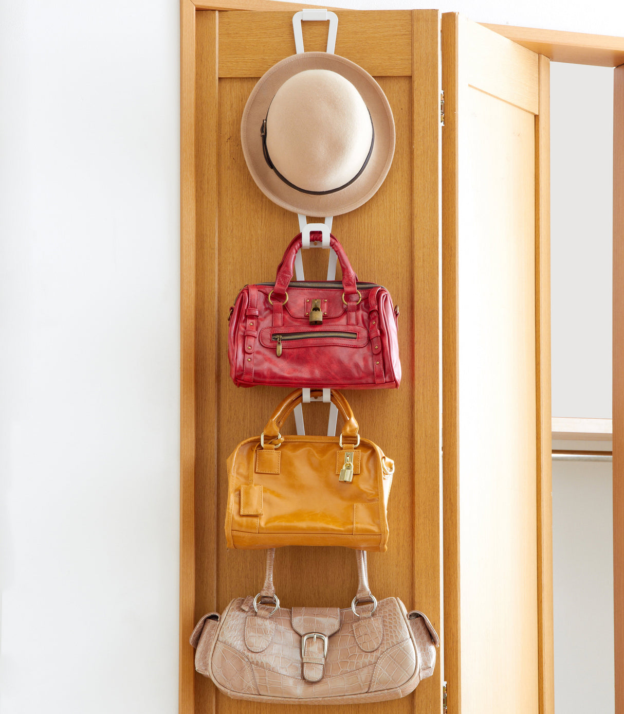 Cascading Storage Hooks - Steel from Yamazaki Home