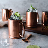 Libbey Moscow Mule Copper Mugs, 14-ounce, Set of 4 from Libbey
