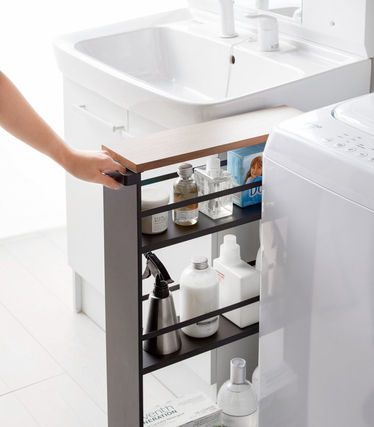 Slim Storage Cart (32" H)  - Steel from Yamazaki Home
