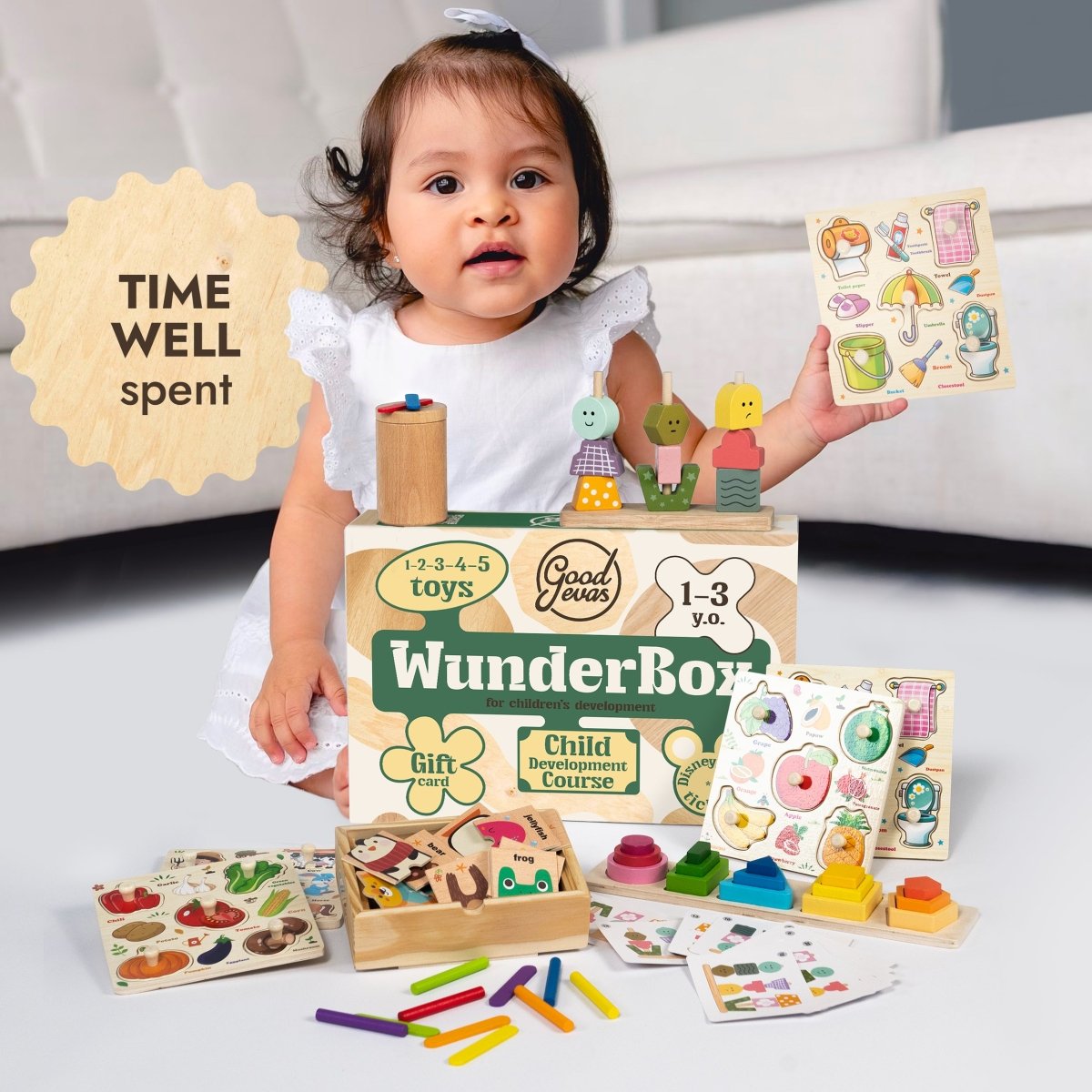 WunderBox 1-3 years old - developmental boxing for toddlers from Goodevas