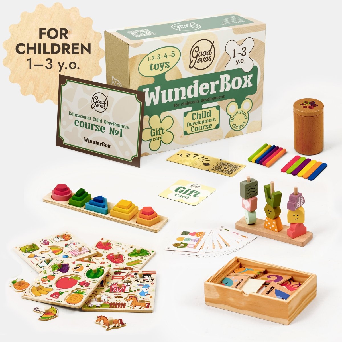 WunderBox 1-3 years old - developmental boxing for toddlers from Goodevas
