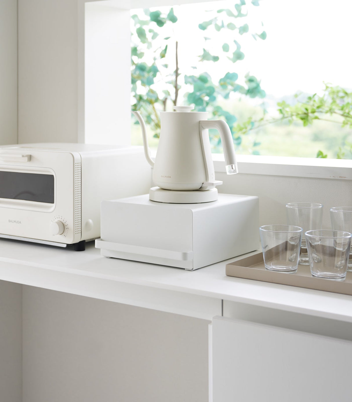 Countertop Rack with Drawer - Steel from Yamazaki Home