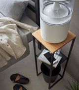 Two-Tier Display & Storage Shelf (31.5" H)  - Steel + Wood from Yamazaki Home