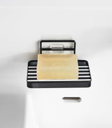 Traceless Adhesive Soap Tray - Steel from Yamazaki Home