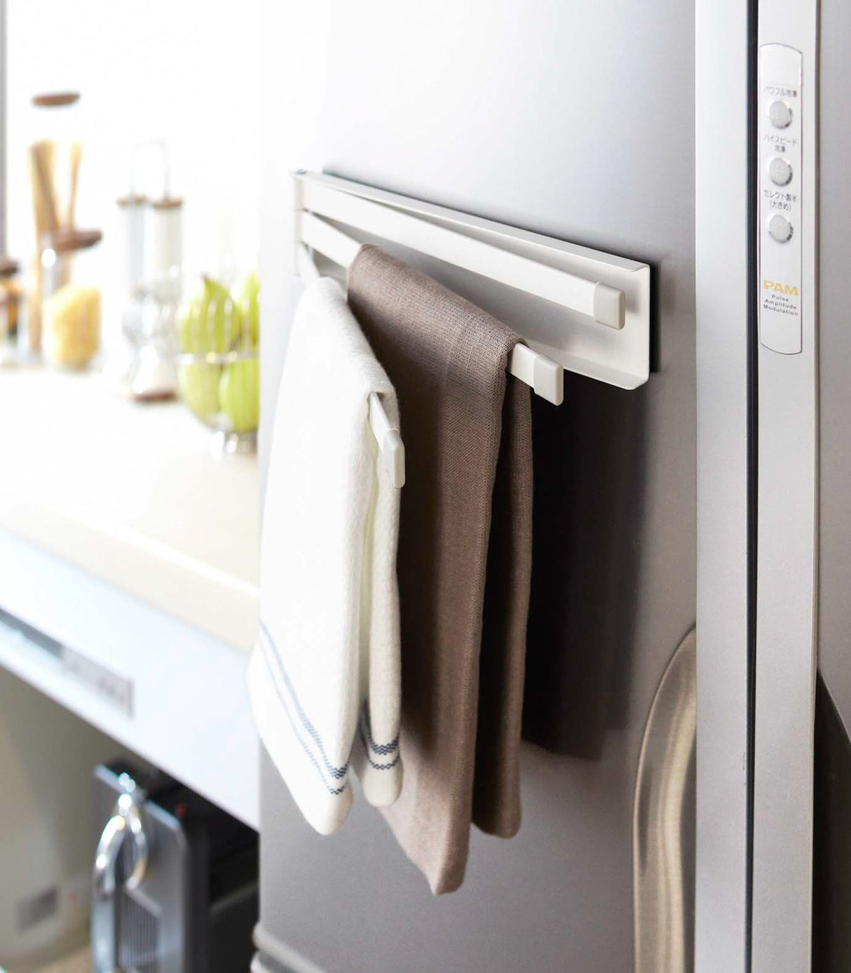 Magnetic Dish Towel Hanger - Steel from Yamazaki Home