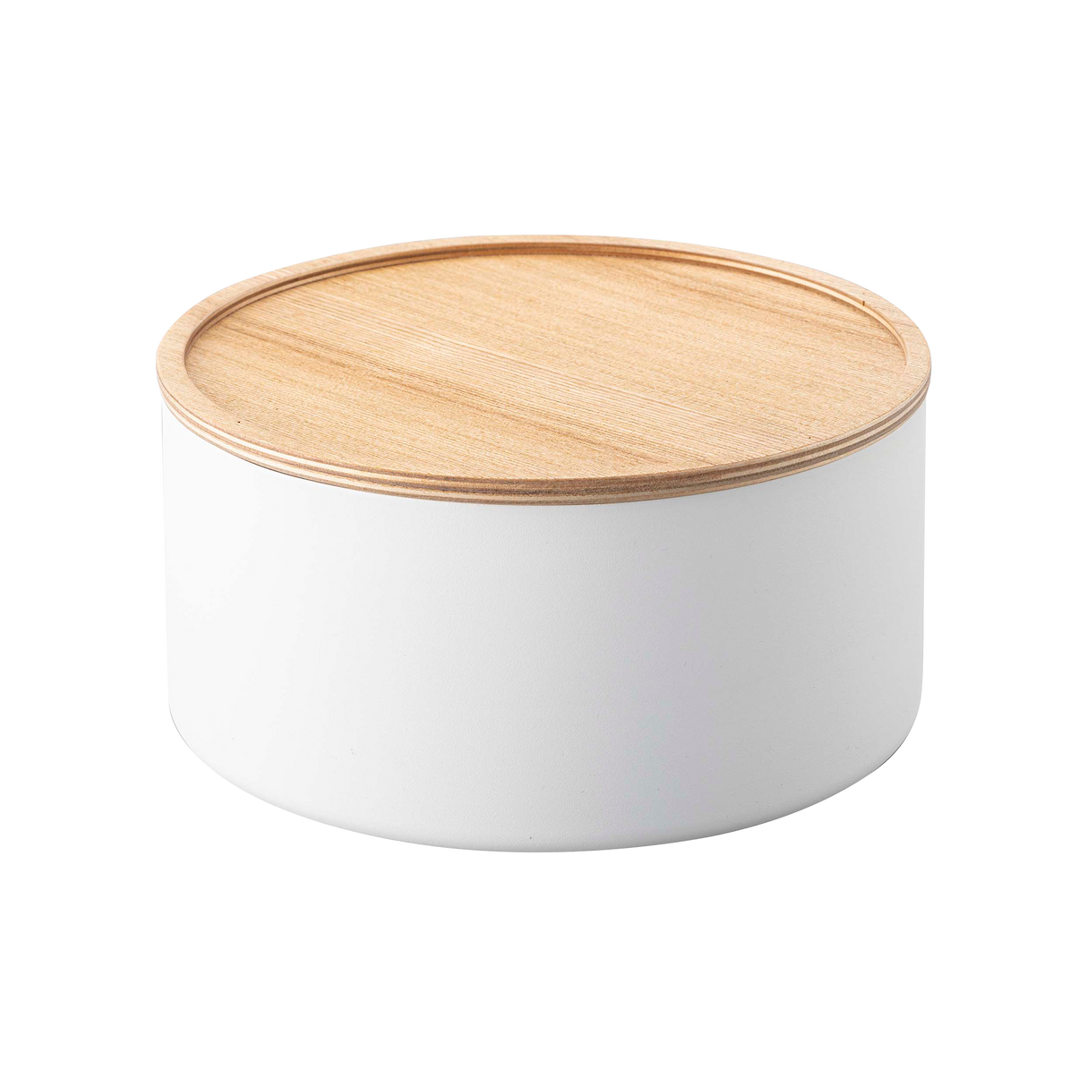 Storage Case - Two Sizes - Steel + Wood from Yamazaki Home