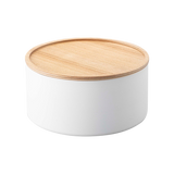 Storage Case - Two Sizes - Steel + Wood from Yamazaki Home