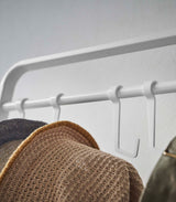 Coat Rack with Hat Storage (66" H)  - Steel + Wood from Yamazaki Home