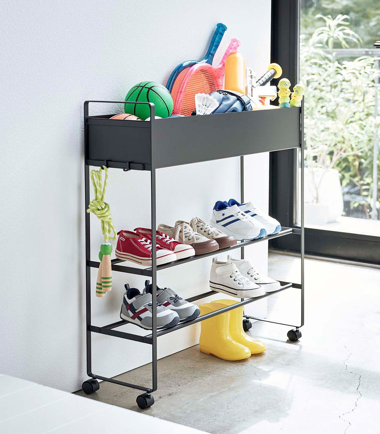 Entryway Storage Cart (29.33" H)  - Steel from Yamazaki Home