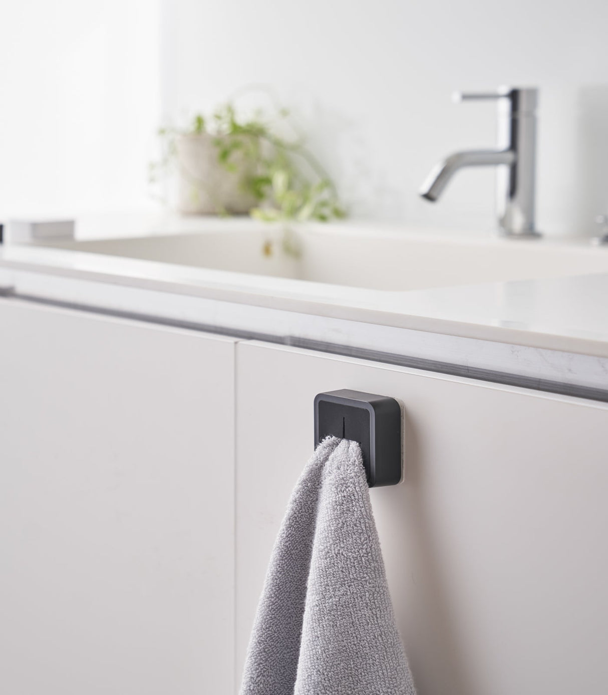 Traceless Adhesive Kitchen Towel Holder from Yamazaki Home