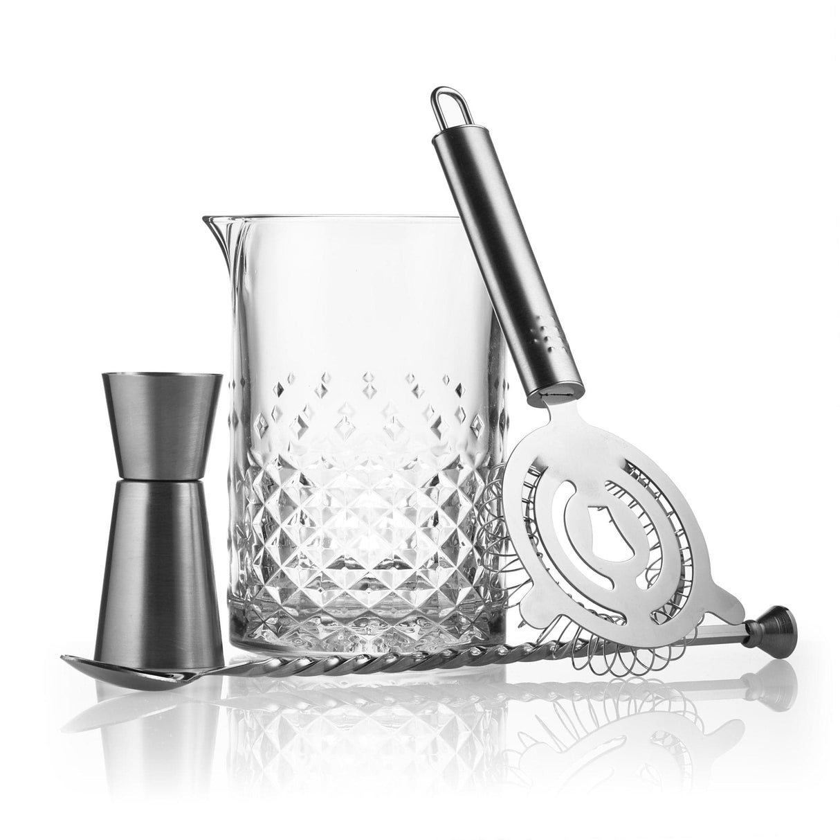 Libbey Classic Cocktail Carats 4-Piece Bar Mixing Set from Libbey