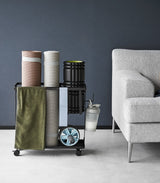 Fitness Equipment Storage Cart - Steel from Yamazaki Home