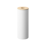 Round Tissue Case - Steel + Wood from Yamazaki Home