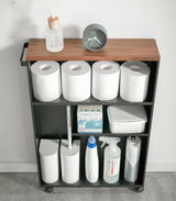 Rolling Storage Cart (27" H)  - Steel from Yamazaki Home