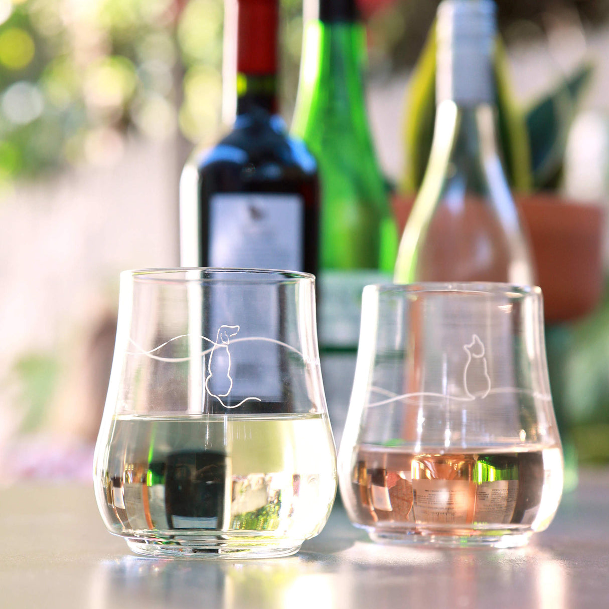 Libbey Modern Pets Posh Paw All-Purpose Glasses, 17-ounce, Set of 4 from Libbey