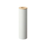 Round Tissue Case - Steel + Wood from Yamazaki Home