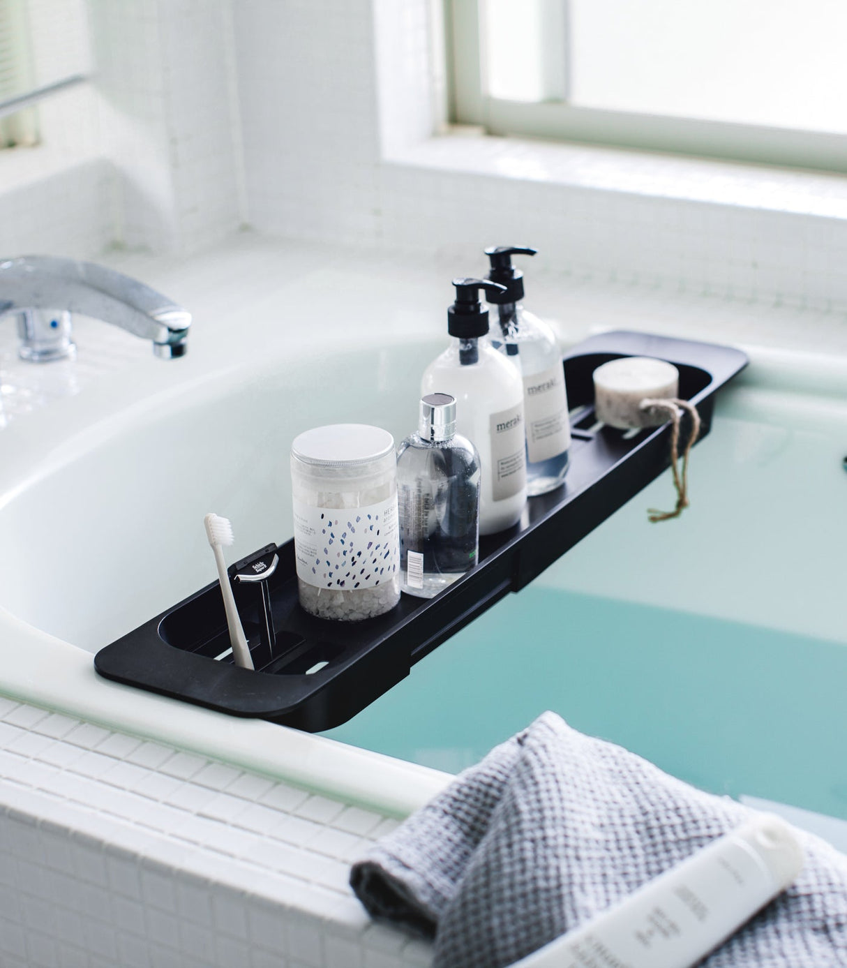 Expandable Bathtub Caddy (2" H) from Yamazaki Home