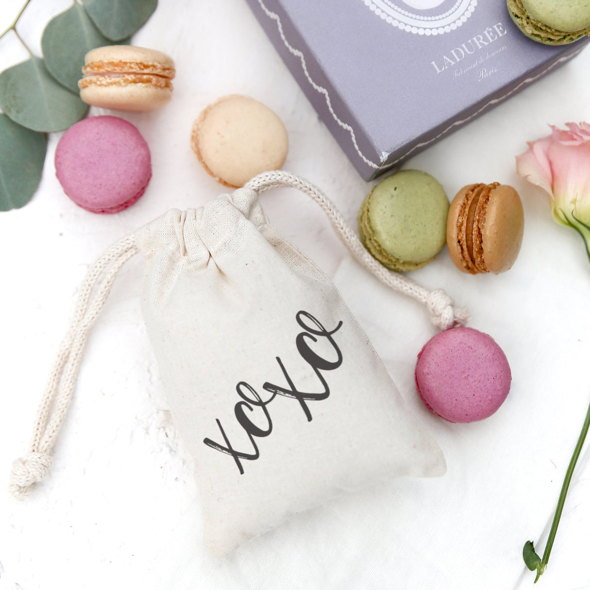 XOXO Wedding Favor Bags, 6-Pack from The Cotton & Canvas Co.