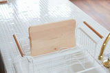 Over-the-Sink Dish Rack - Steel + Wood from Yamazaki Home