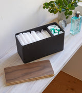 Countertop Organizer - Steel + Wood from Yamazaki Home