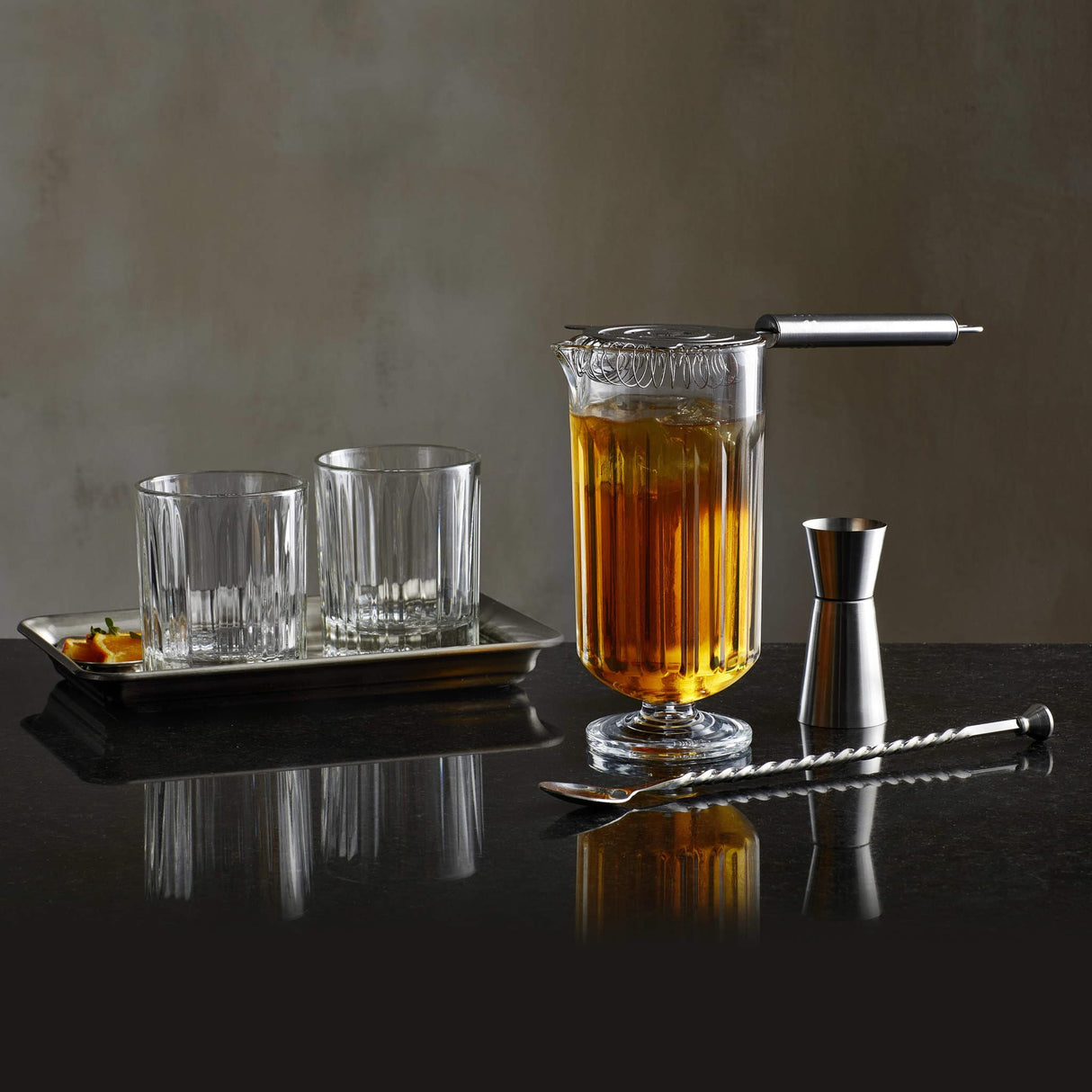 Libbey Classic Cocktail Flashback 4-Piece Bar Mixing Set from Libbey