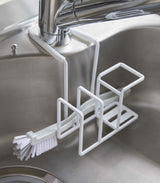 Faucet-Hanging Sponge & Brush Holder - Steel from Yamazaki Home