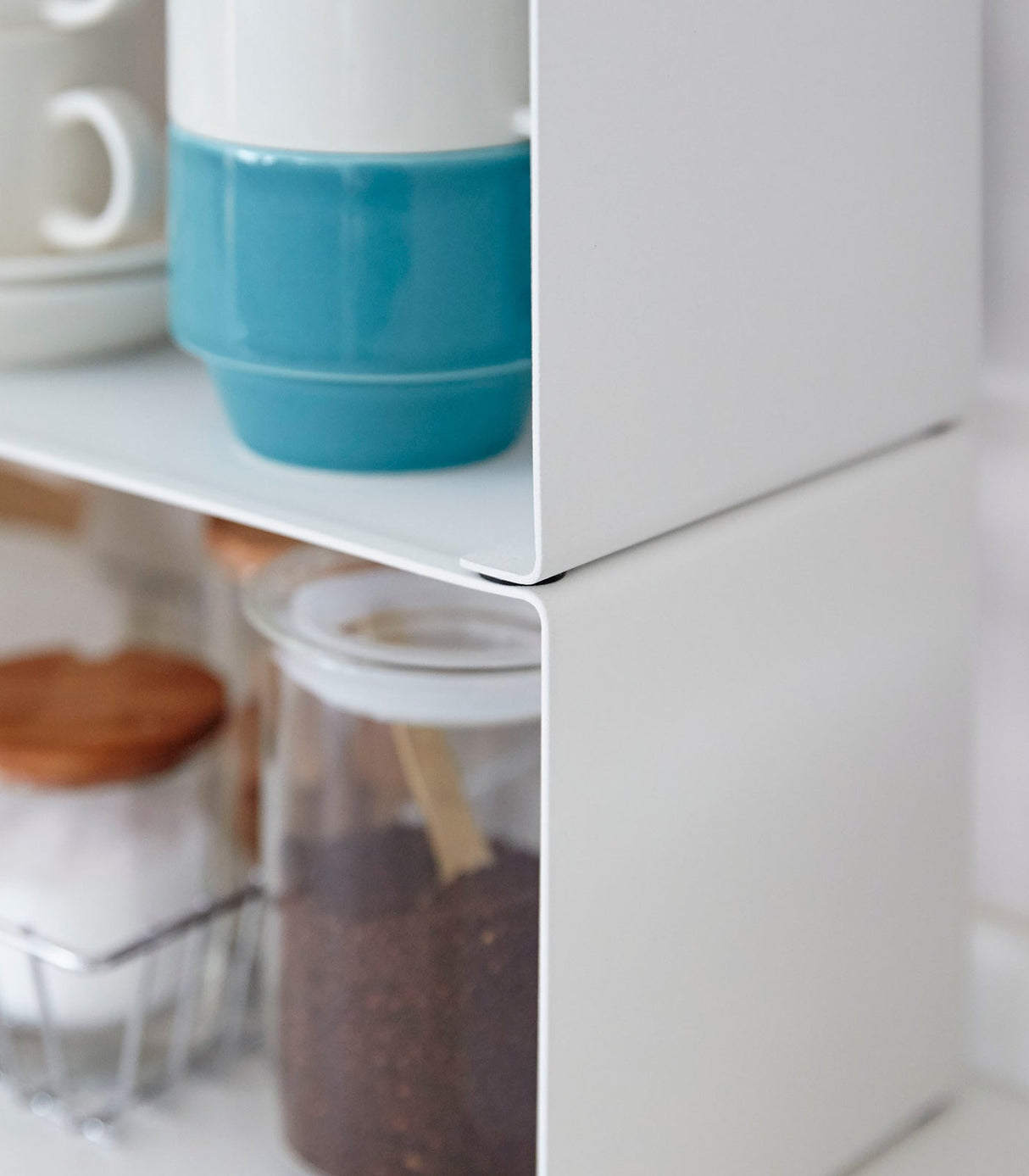 Stackable Countertop Shelf - Two Sizes - Steel from Yamazaki Home