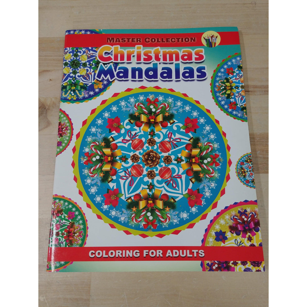 Christmas Mandalas Adult Coloring Book from Legacy Toys