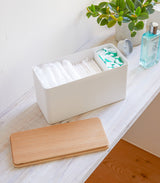 Countertop Organizer - Steel + Wood from Yamazaki Home