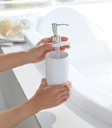 Round Dispenser Bundle - Shampoo, Conditioner, and Body Soap from Yamazaki Home