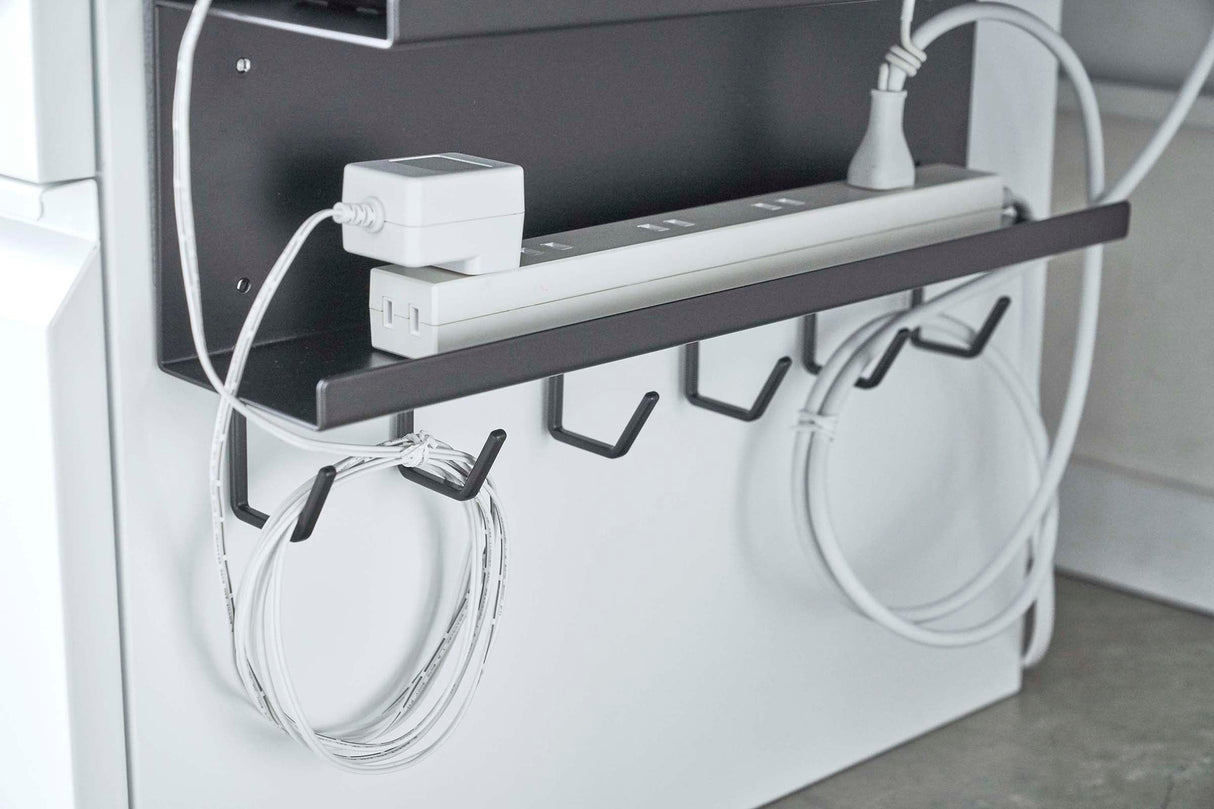Wall-Mount Cable & Router Storage Rack - Steel from Yamazaki Home