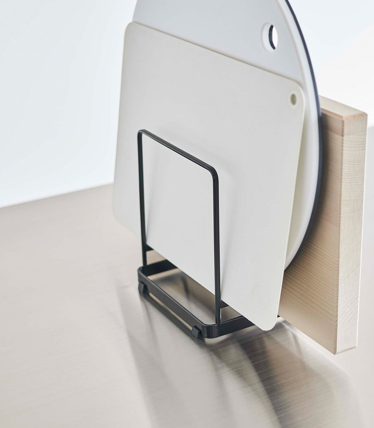Round Cutting Board Stand - Steel from Yamazaki Home