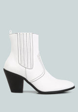 Yale High Ankle Cowboy Boots from London Rag International