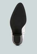 Yale High Ankle Cowboy Boots from London Rag International