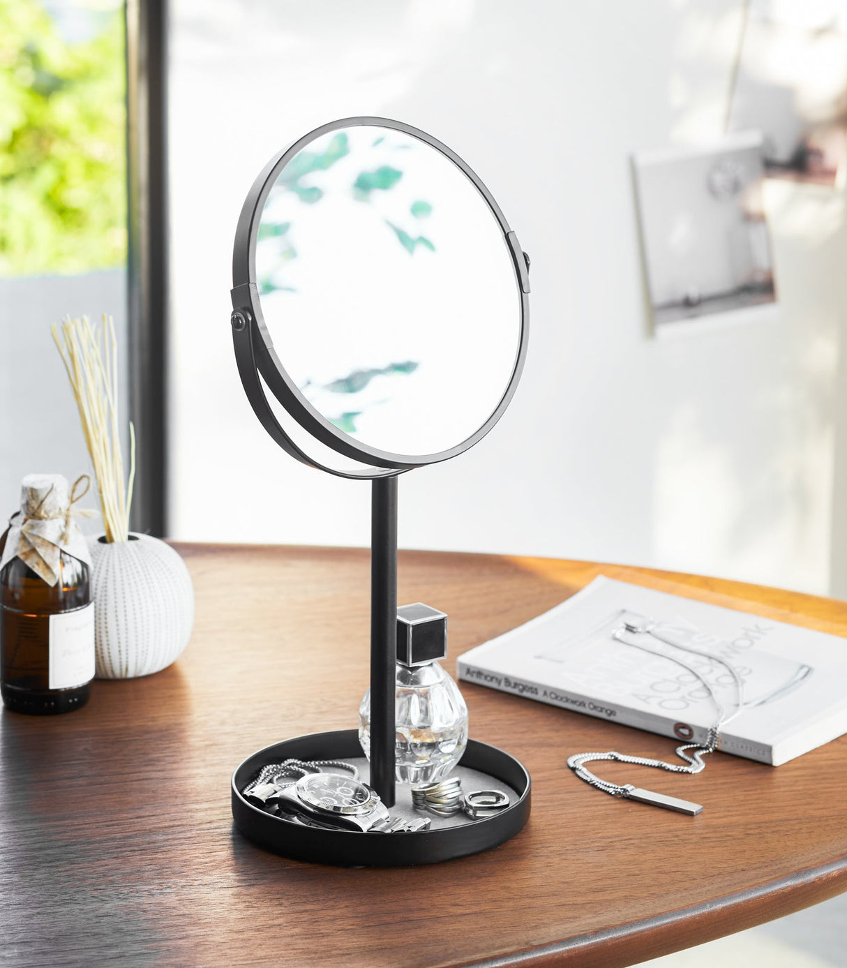 Vanity Mirror - Steel from Yamazaki Home
