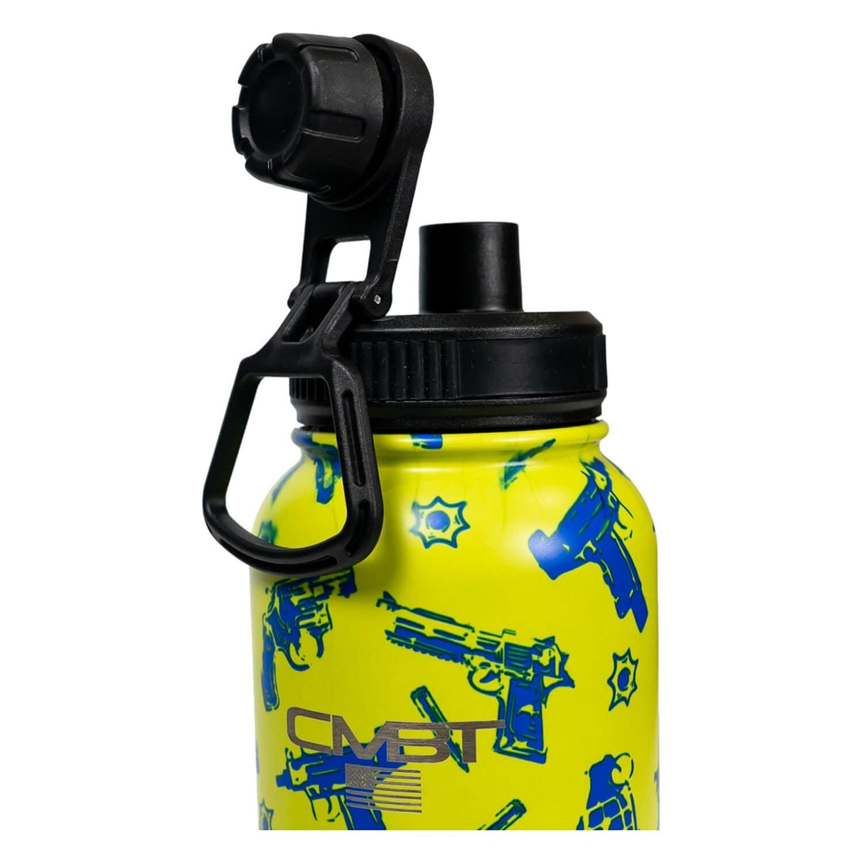32oz Metal Hydration Bottle V2 | 24hr Insulated + Drink Port from Combat Iron Apparel