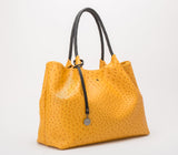 Naomi - Yellow Vegan Leather Tote Bag from Gunas New York