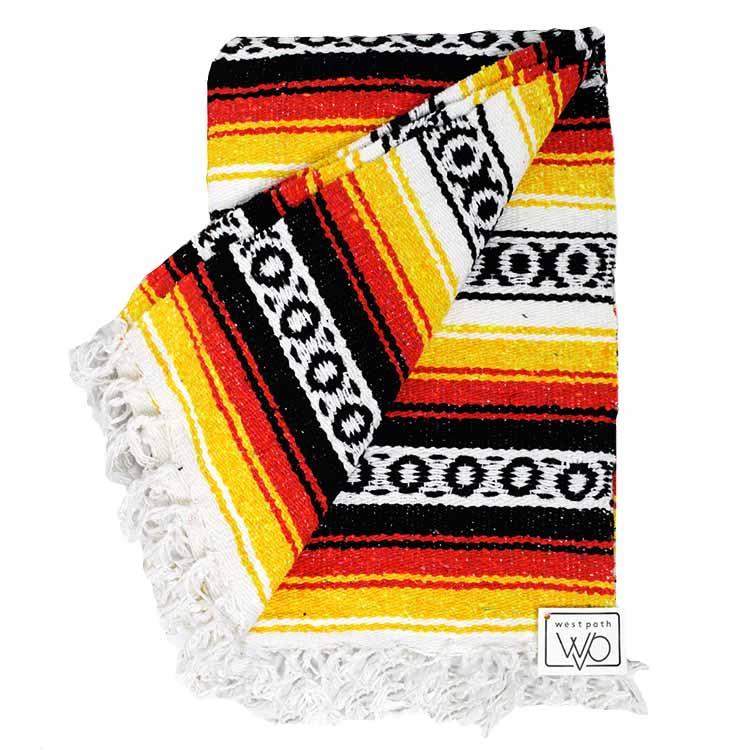 Sunflower Mexican Super Falsa Yoga Blanket from West Path