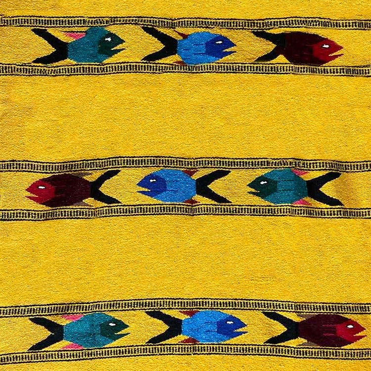Yellow Baja Fish Blanket from West Path
