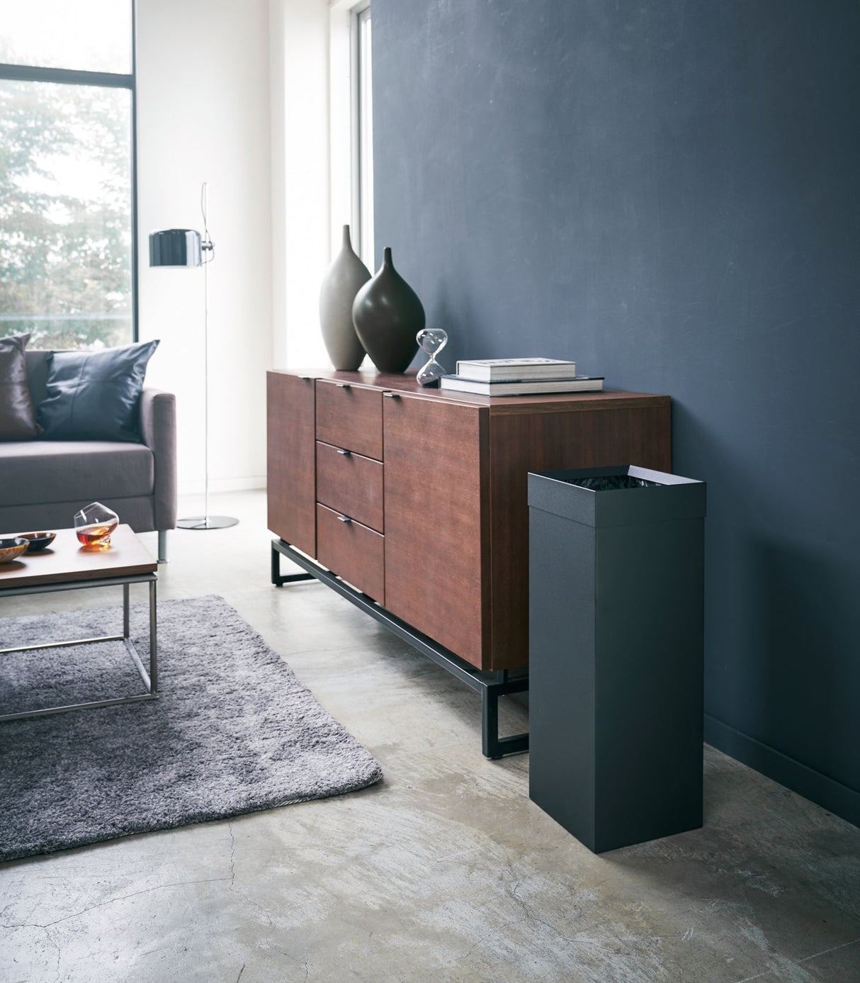 Trash Can - Steel from Yamazaki Home