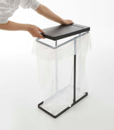 Lidded Garbage Bag Holder - Steel from Yamazaki Home